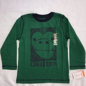Gymboree long sleeve monkey shirt cheeky 3T boy